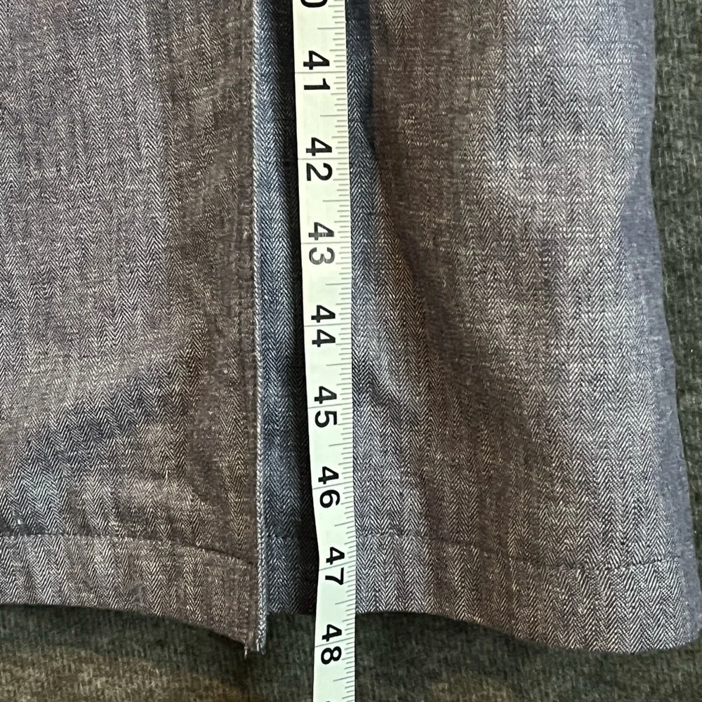Banana Republic Classic Herringbone Linen Blend Trench Coat